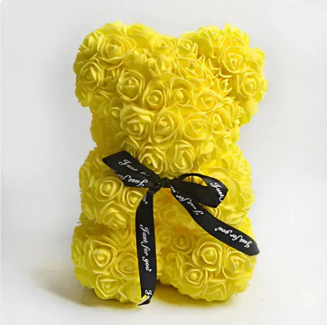 Rose Bear Teddy - Valentine's Day PE Foam Rose Bear GLR SHOPPING