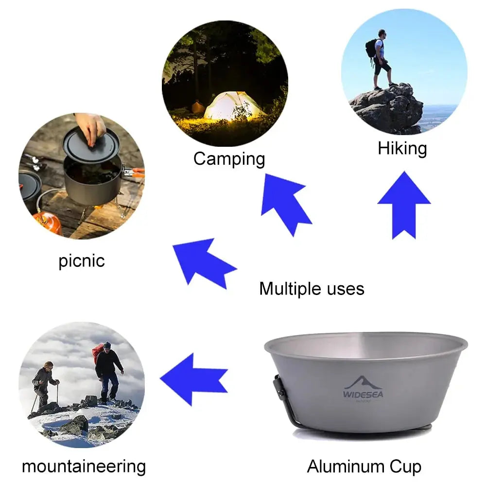 Titanium Camping Bowl GLR SHOPPING