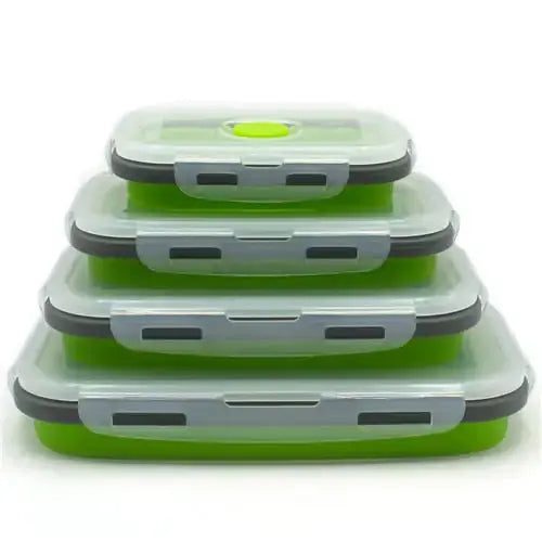 Silicone Rectangle Lunch Box Set GLR SHOPPING