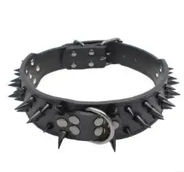 Spiked Studded Leather Collars GLR SHOPPING