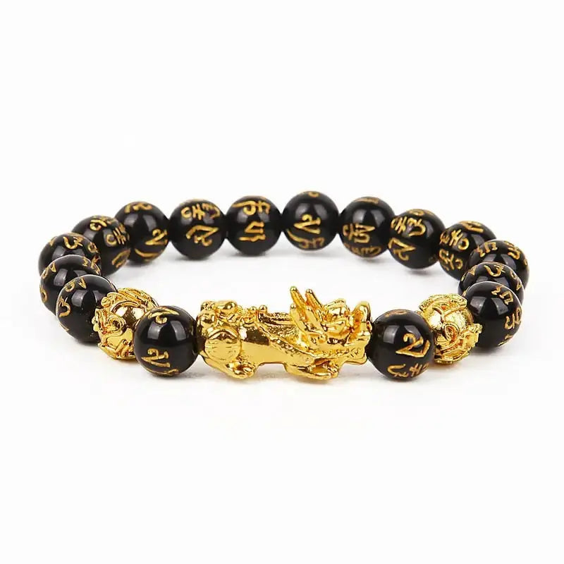 Feng Shui Wealth Bracelet: Black Beads GLR SHOPPING