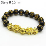 Feng Shui Wealth Bracelet: Black Beads