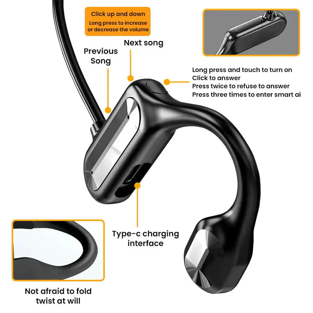 Wireless Bluetooth Headset GLR SHOPPING