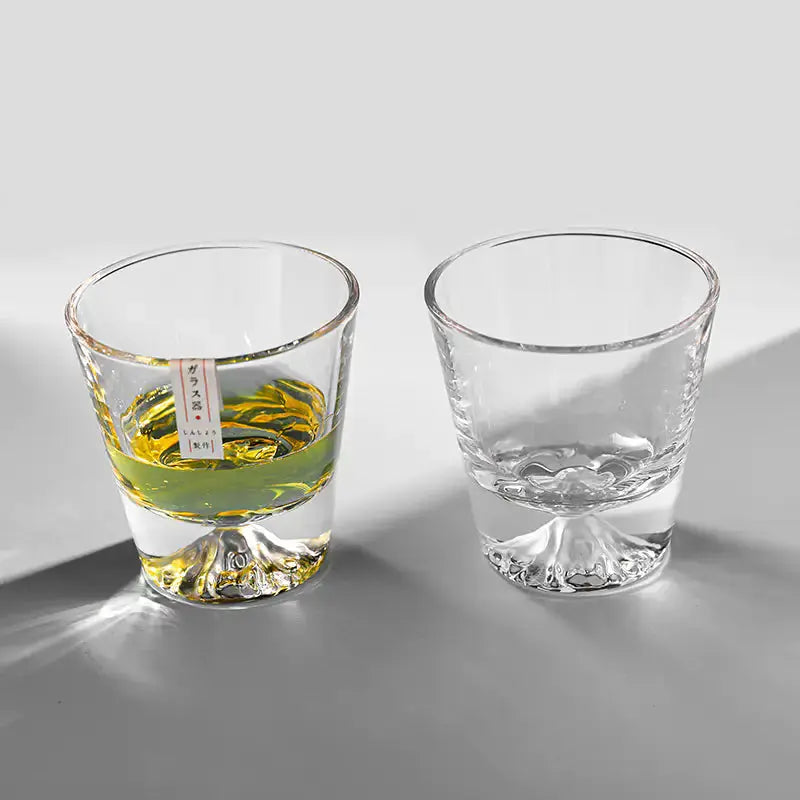 Japanese Mount Fuji Style Whiskey Glass GLR SHOPPING