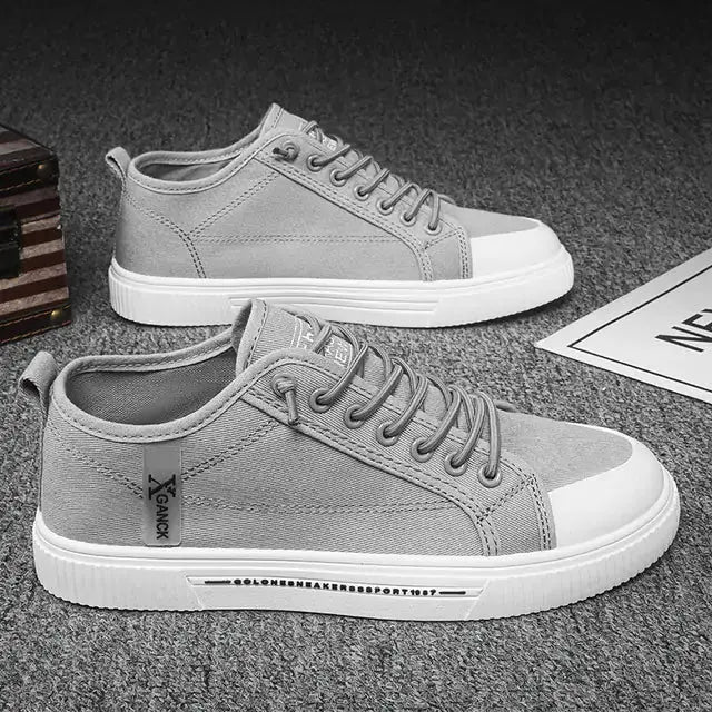Breathable Canvas Sneakers for Men GLR SHOPPING