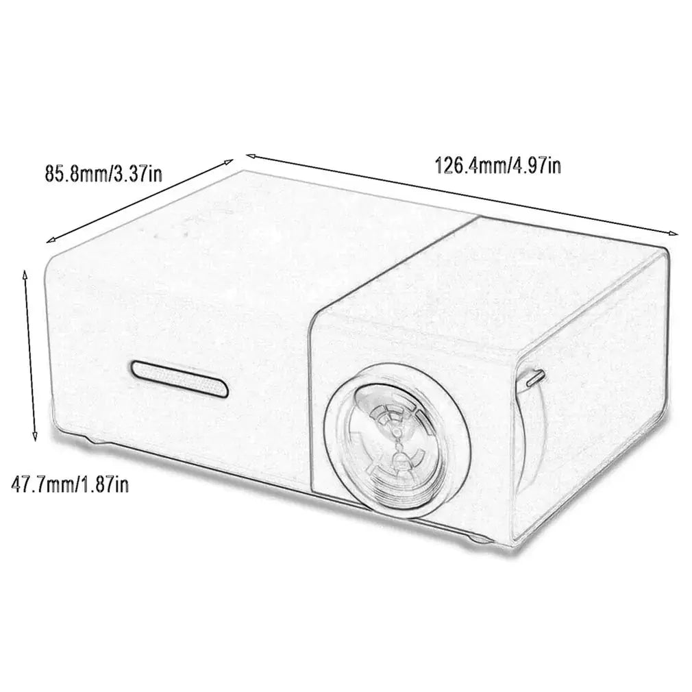 Audio Home LED Projector GLR SHOPPING