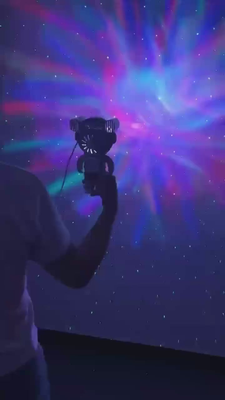 Load video: Astronaut Light LED Projector