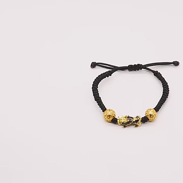 Feng Shui Wealth Bracelet: Black Beads