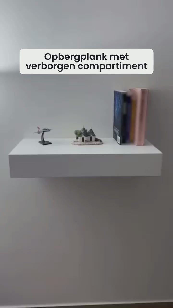 Load video: Hidden storage Secret Wall Shelf