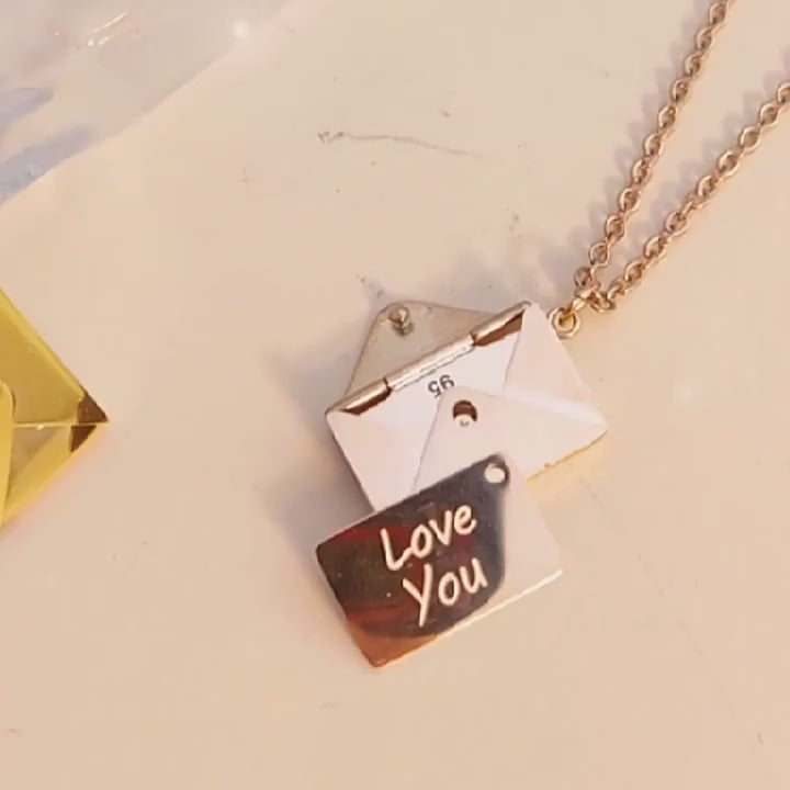 Load video: Envelope Necklace