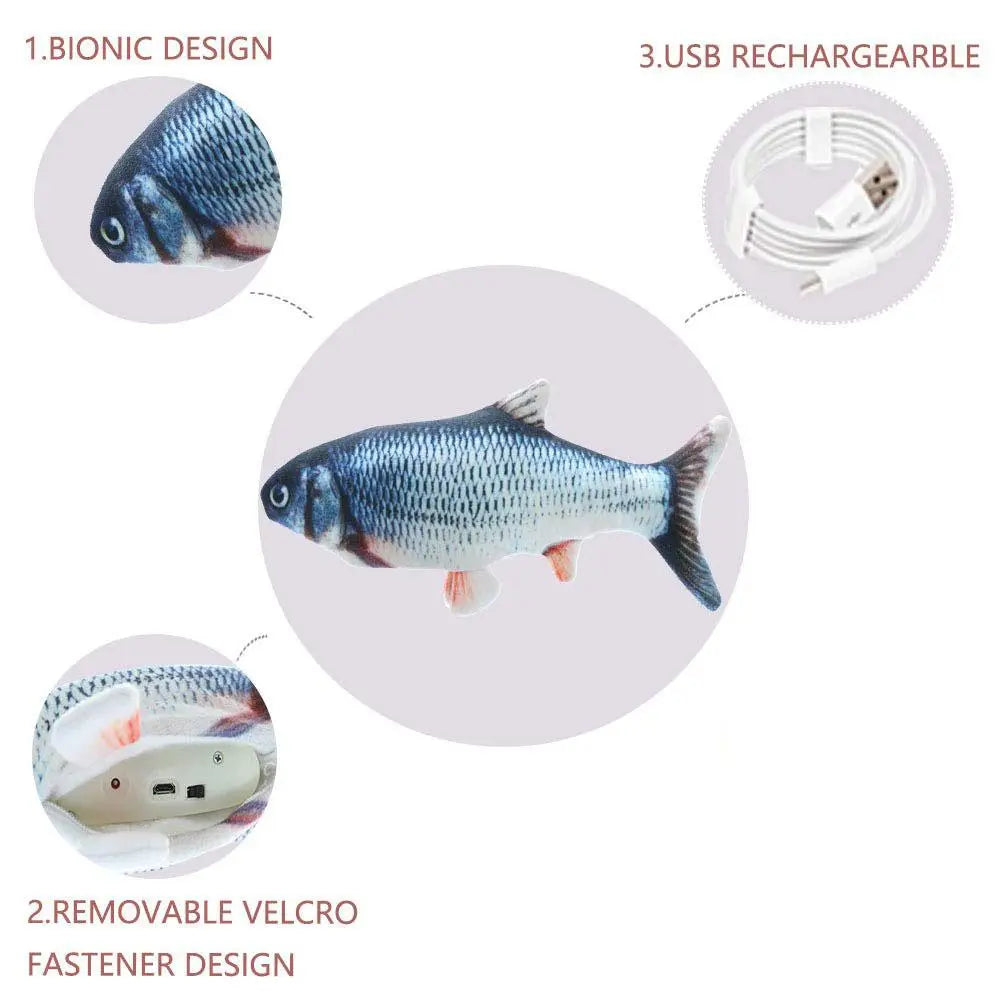 Electric Flipping Fish Toy for Cats - GLR SHOPPING