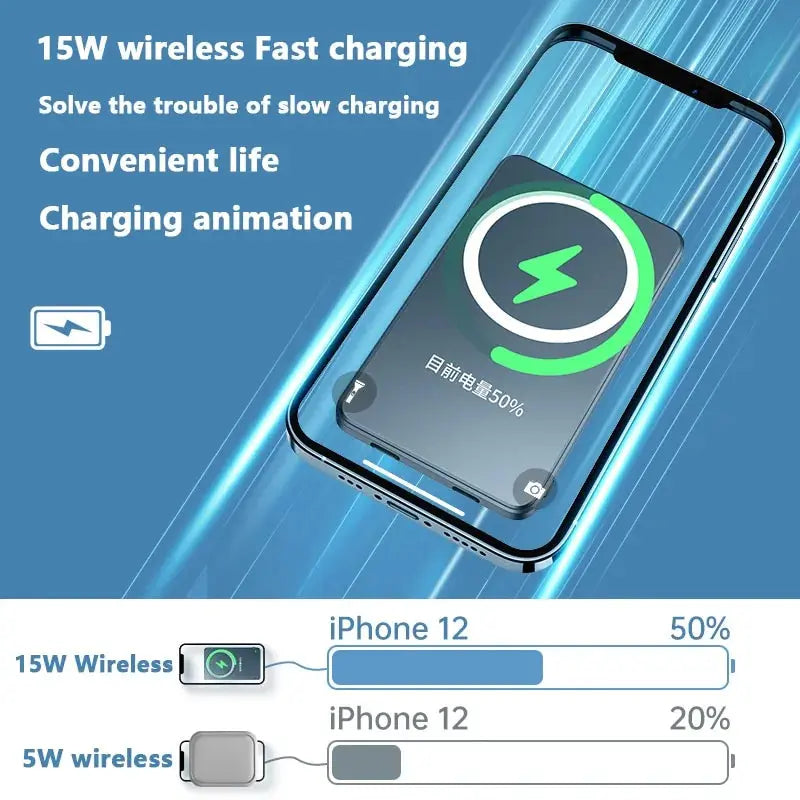 Magnetic Fast Wireless Power Bank For iPhone GLR SHOPPING