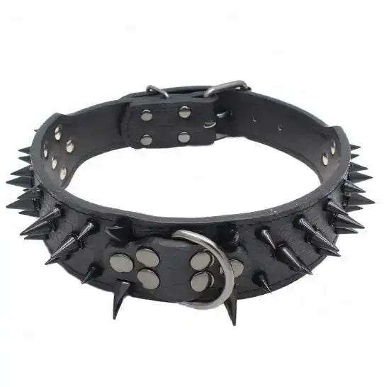 Spiked Studded Leather Collars GLR SHOPPING