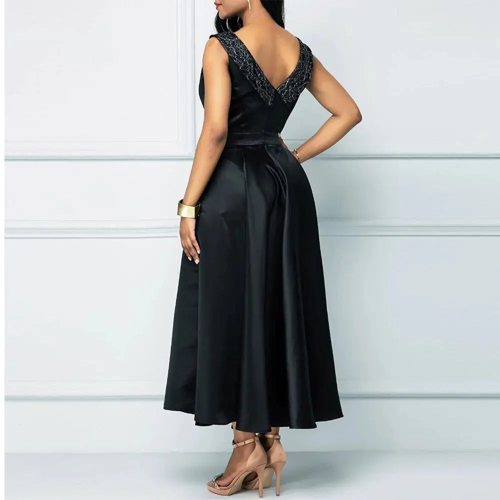 Vintage Elegant Sleeveless Dress GLR SHOPPING