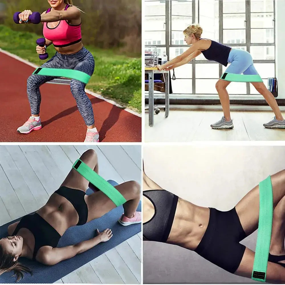 3 Piece Fitness Rubber Bands Resistance Bands GLR SHOPPING
