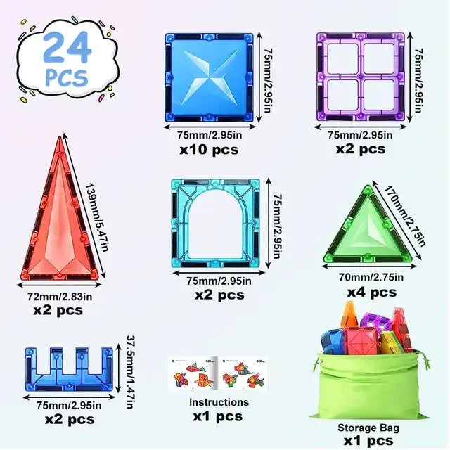 Magnetic Blocks Toys For Kids GLR SHOPPING