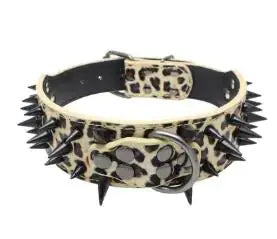 Spiked Studded Leather Collars GLR SHOPPING
