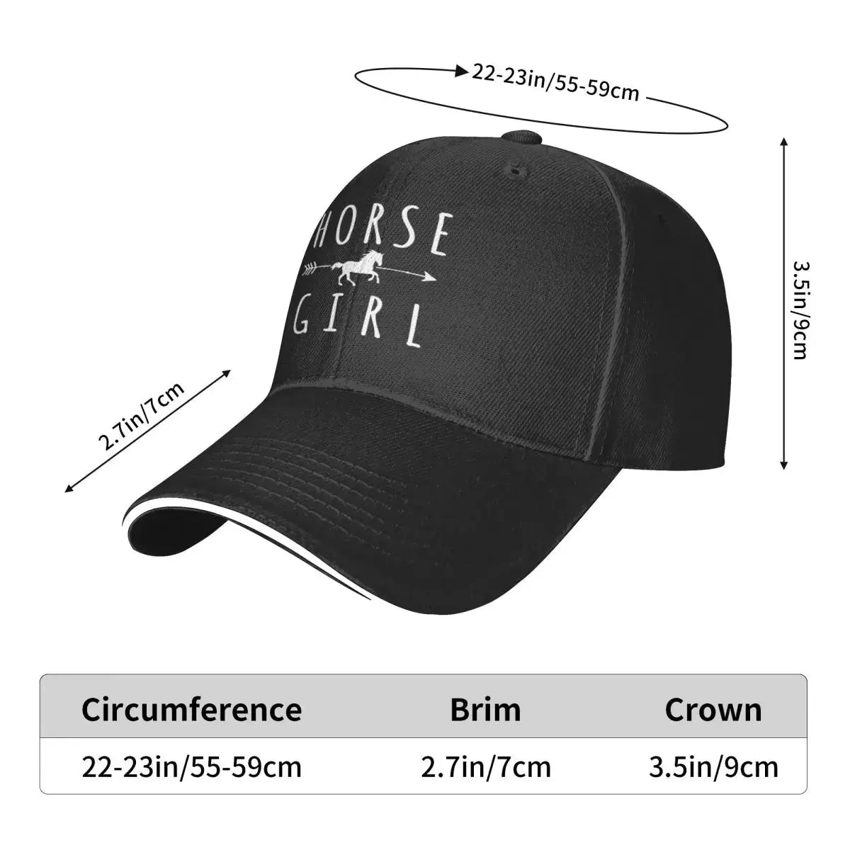Horse Girl Riders Racer Cap GLR SHOPPING