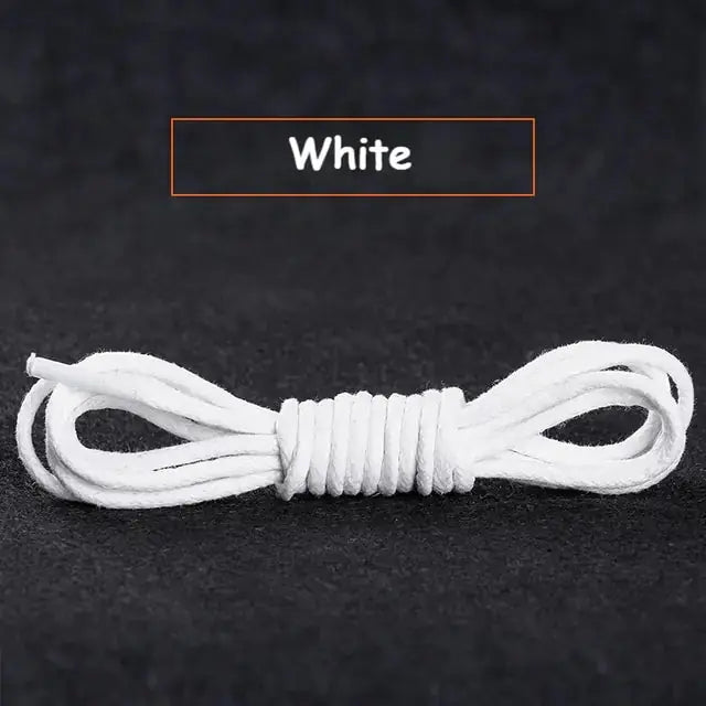 Cotton Waxed Round Shoelaces Set GLR SHOPPING