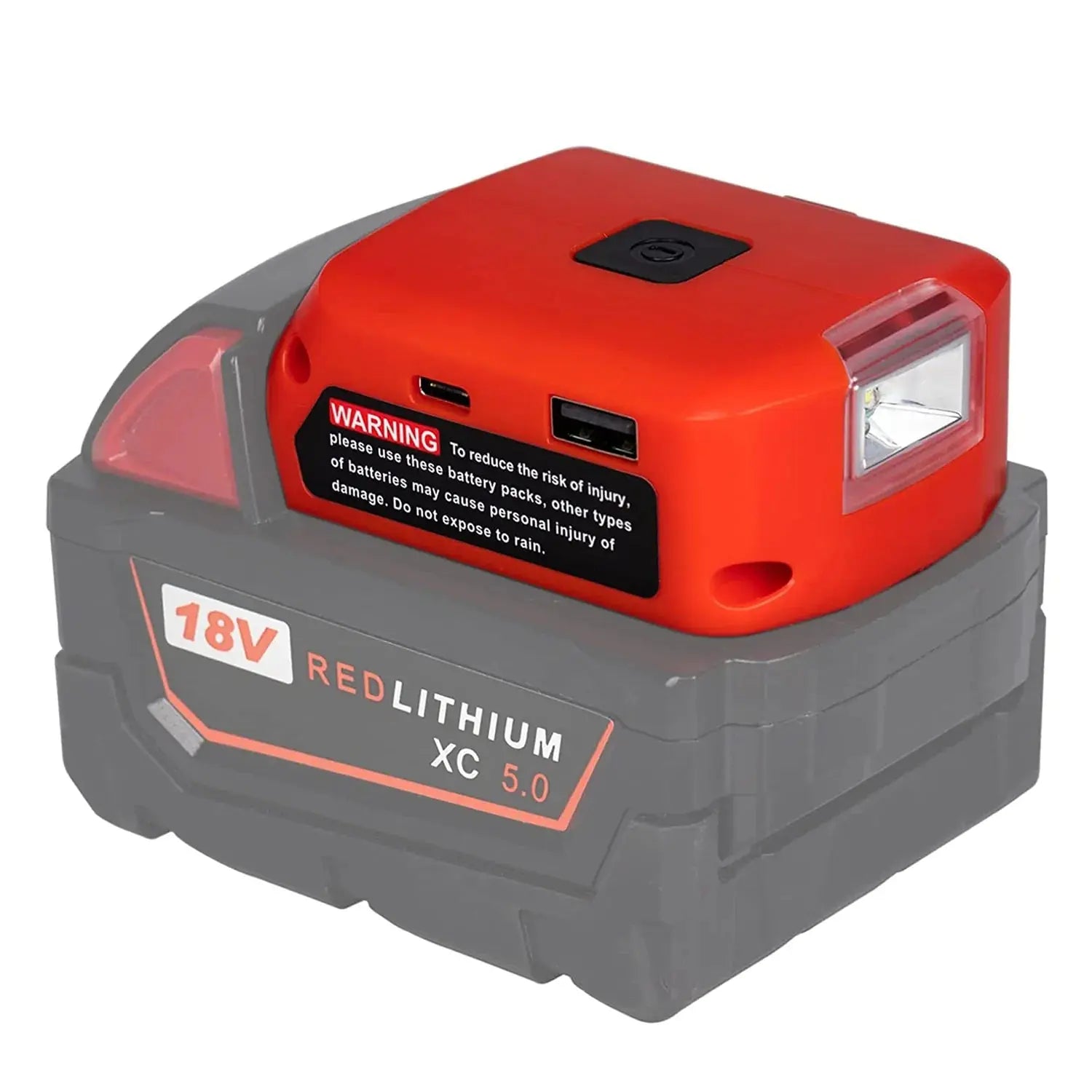 Battery Adapter For Milwaukee 18V GLR SHOPPING
