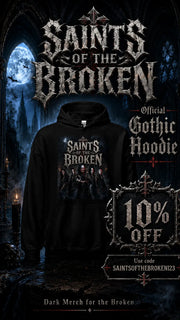 Saints of the Broken Official Unisex Hoodie — Dark Gothic Band Merch GLR SHOPPING
