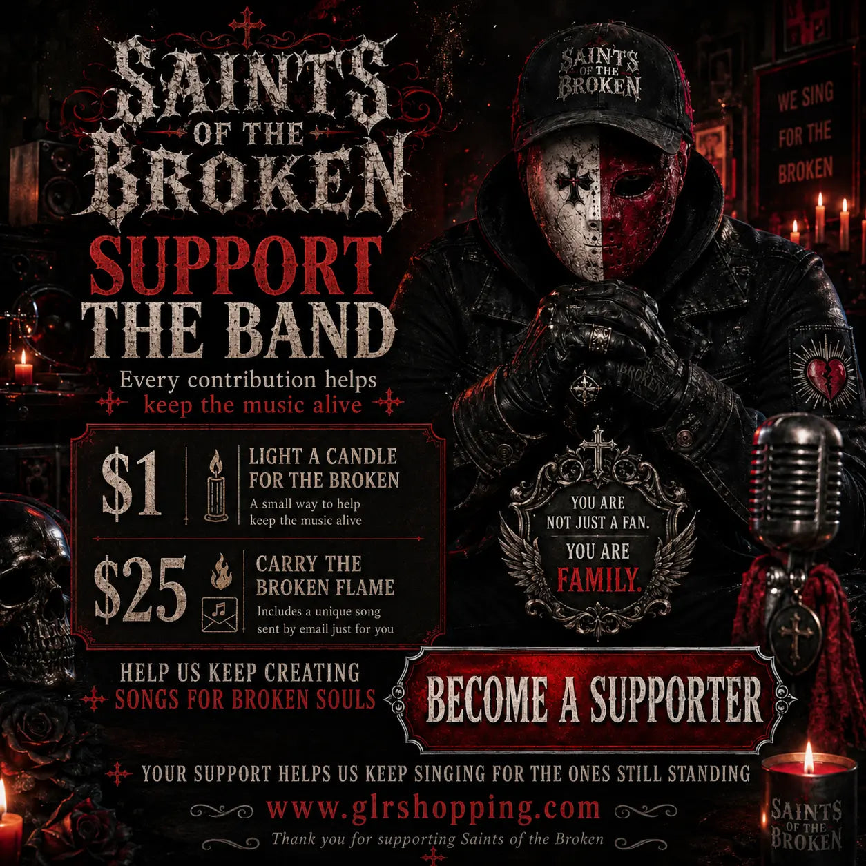 Support the Band GLR SHOPPING