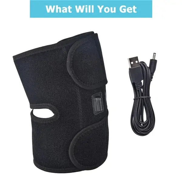 Knee Brace Support Wrap Massager Infrared Heating Hot Therapy GLR SHOPPING