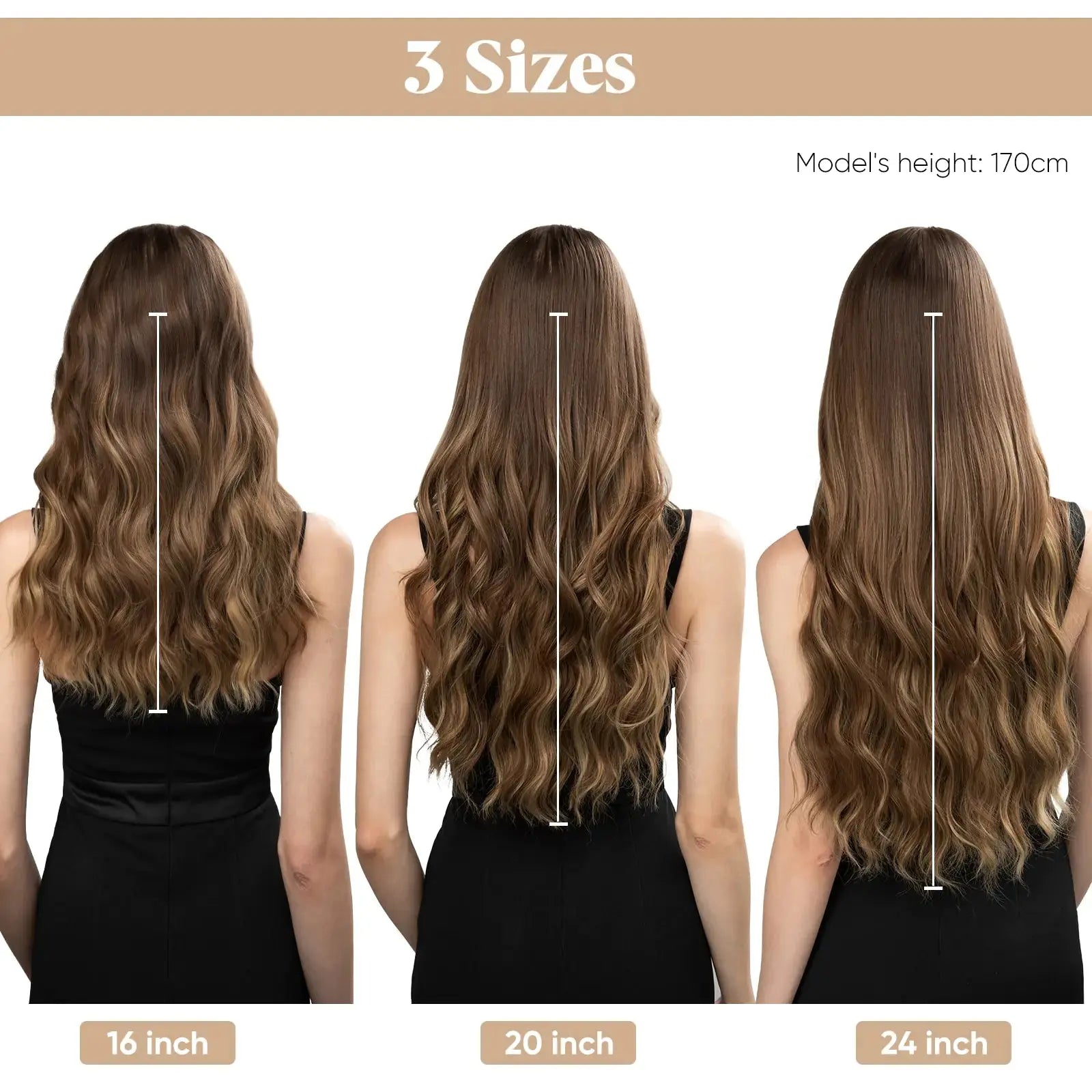 Synthetic Wave Hair Extensions GLR SHOPPING