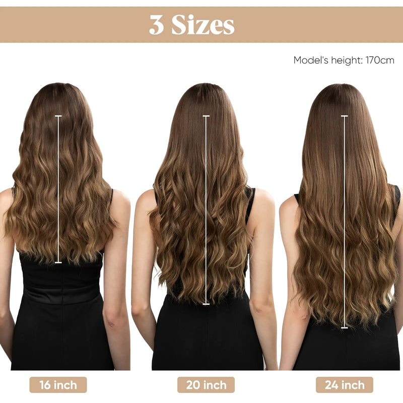 Synthetic Wave Hair Extensions