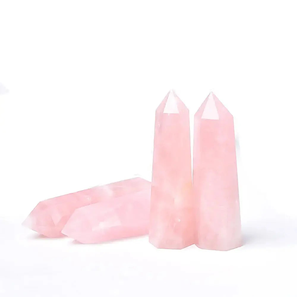 Rose Quartz Crystal Obelisk GLR SHOPPING