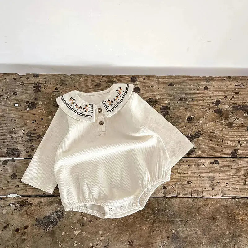 Spring Embroidered Baby Bodysuit GLR SHOPPING