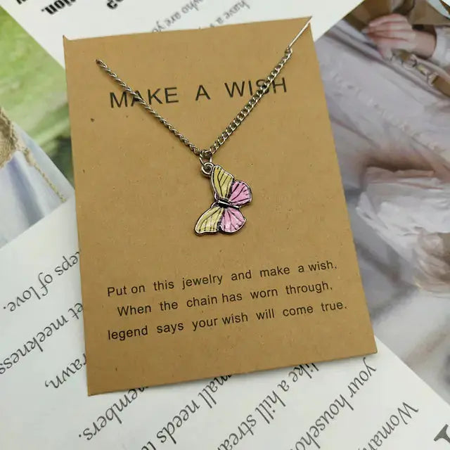 Butterfly Pendant Necklace GLR SHOPPING