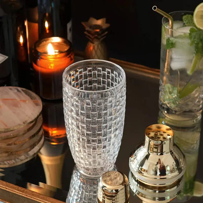 Glass Cocktail Shaker Kit GLR SHOPPING