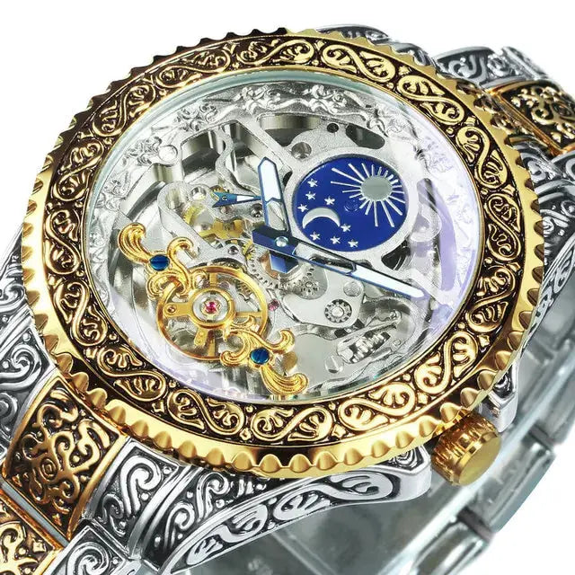 Luxury Moon Phase Mechanical Watches - GLR SHOPPING