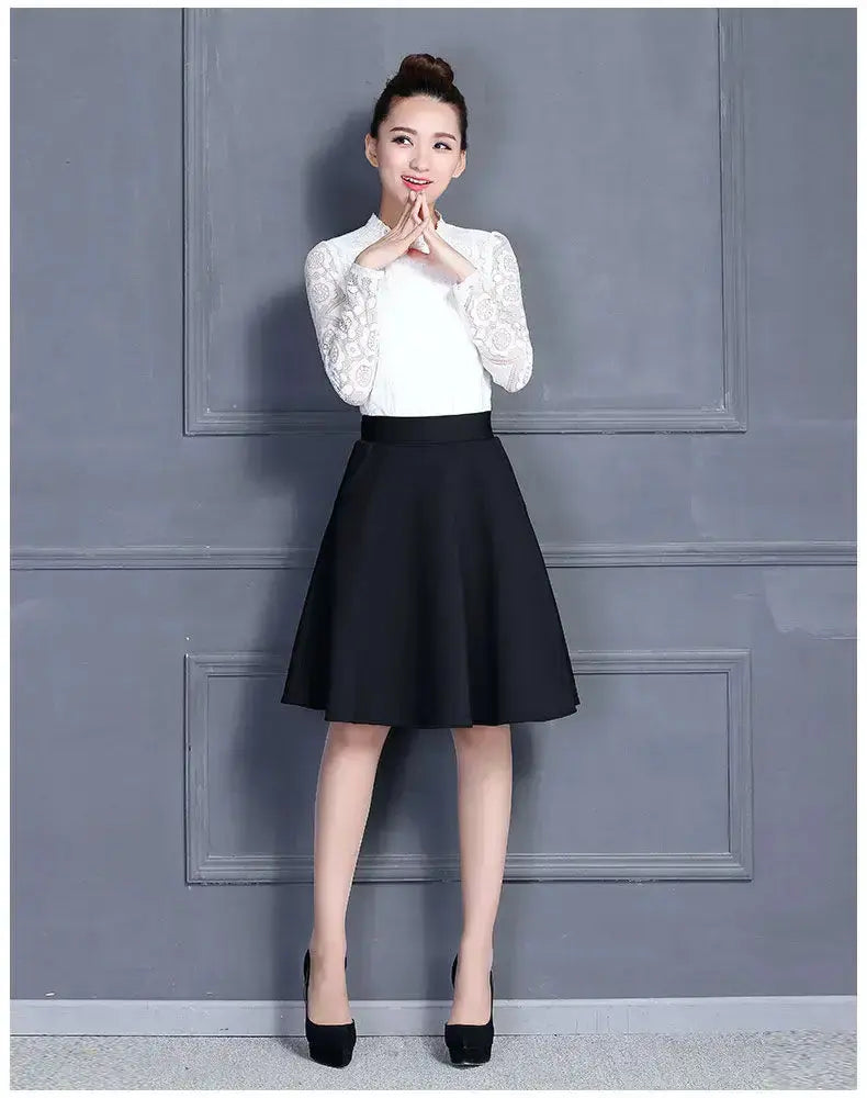 Elegant Skirt with Pockets GLR SHOPPING