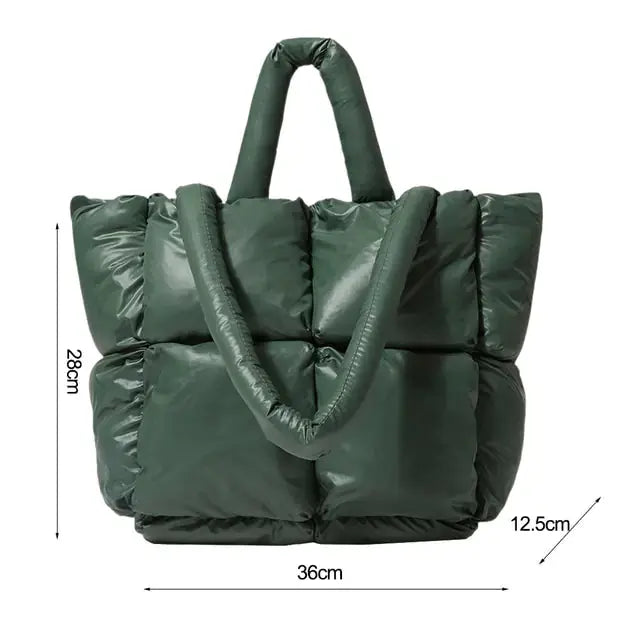 Fashion Large Tote Padded Handbags - GLR SHOPPING