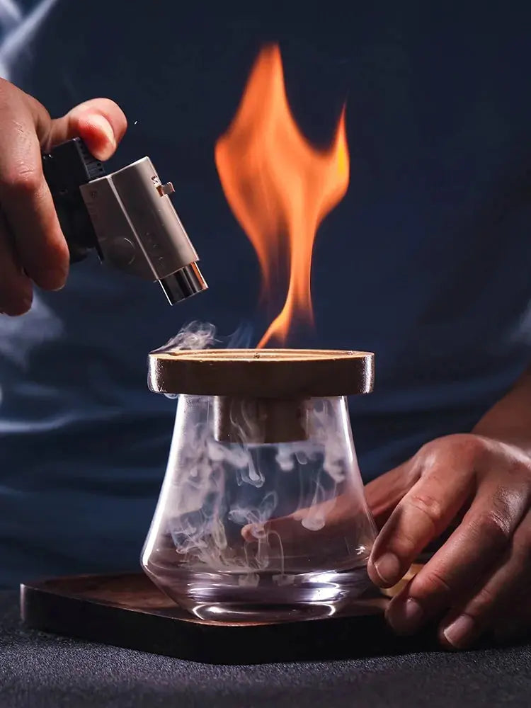 Cocktail Smoker with Wood Shavings GLR SHOPPING