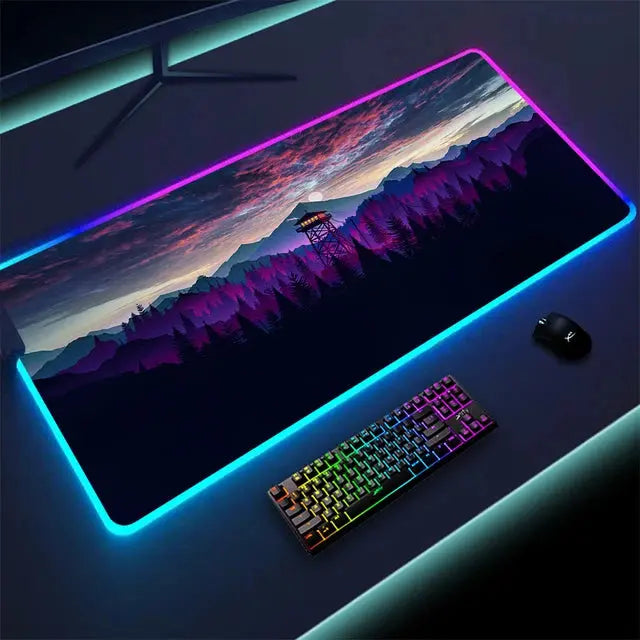 Luminous LED Lighting Mouse Pad GLR SHOPPING