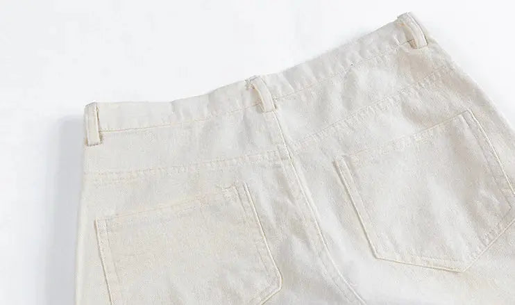 VG Cream Wide Pants GLR SHOPPING