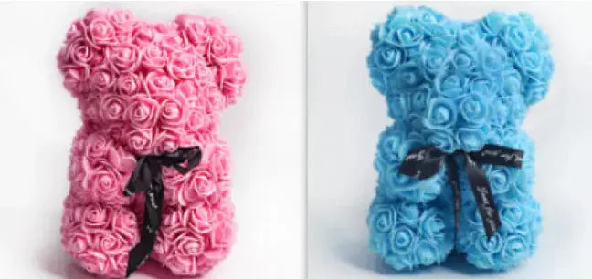 Rose Bear Teddy - Valentine's Day PE Foam Rose Bear GLR SHOPPING