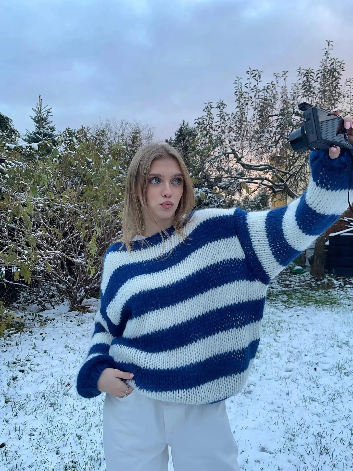 Cozy Chic Knitted Sweater - GLR SHOPPING