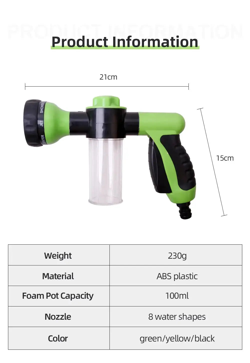 Hose Sprayer Jet 2.0 GLR SHOPPING