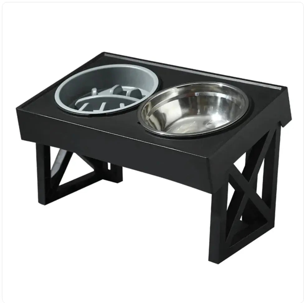 Elevated Slow-Feed Dog Bowl GLR SHOPPING