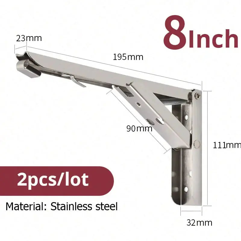 Folding Shelf Brackets Heavy Duty GLR SHOPPING