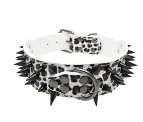 Spiked Studded Leather Collars GLR SHOPPING