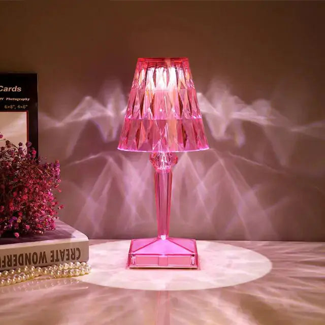 Diamond Table Lamp: USB Touch Sensor LED Night Light GLR SHOPPING