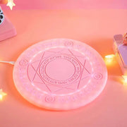 5W 10W Glowing Magic Array Universal Qi Fast Charging Wireless Charger for iPhone Charger Magic Array Wireless Charger GLR SHOPPING
