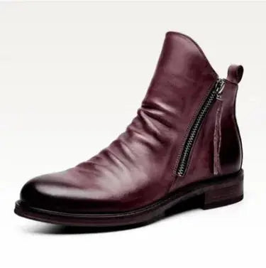 Men's Leather Boots GLR SHOPPING