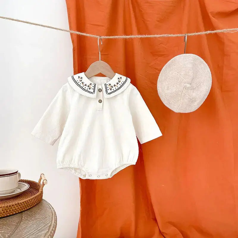 Spring Embroidered Baby Bodysuit GLR SHOPPING