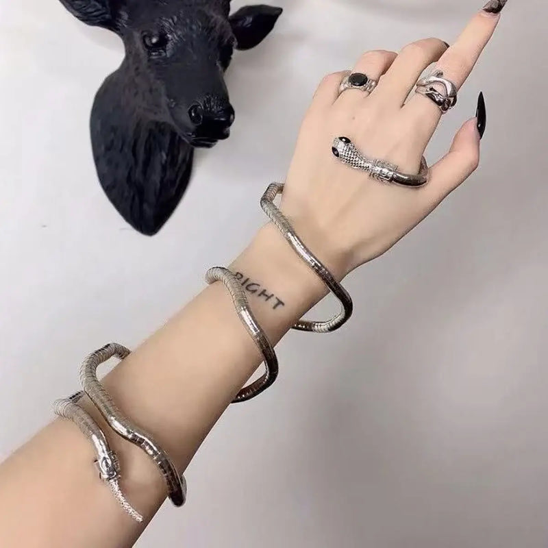 Punk Hip Hop Multi-Function Snake Necklace